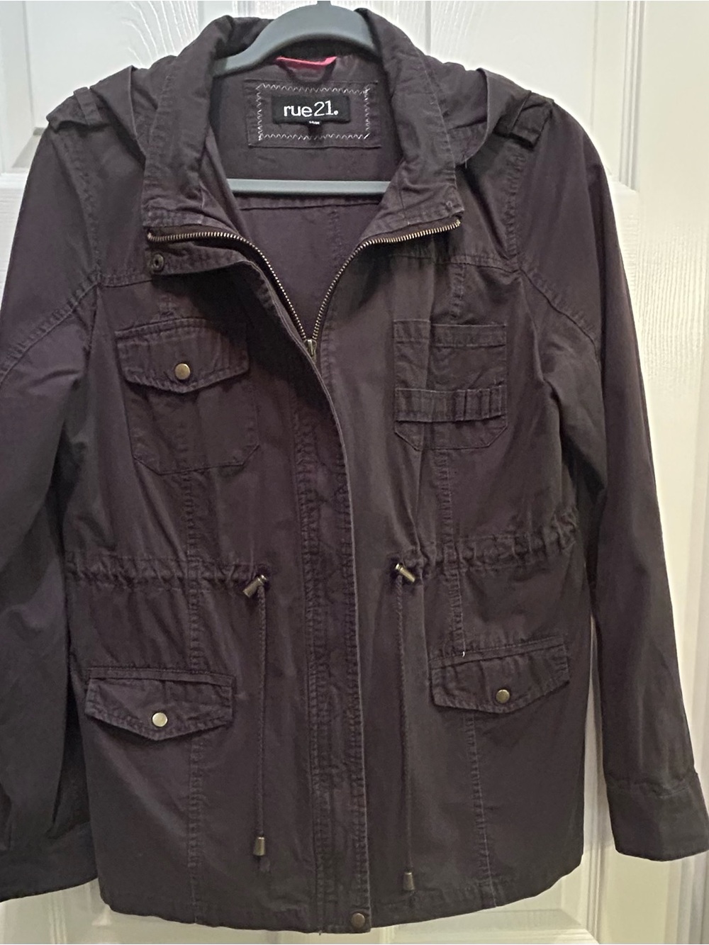 rue21 Women's Dark Gray Utility Jacket